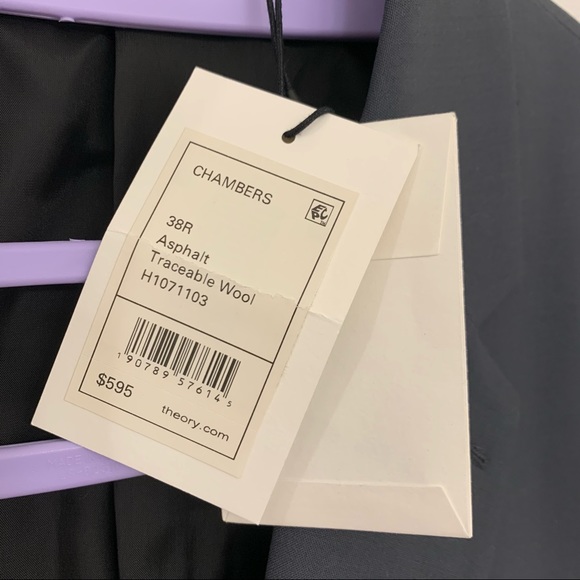 THEORY Dark Grey Blazer - Picture 3 of 3